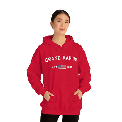 'Grand Rapids EST 1826' (w/USA Flag Outline) | Unisex Standard