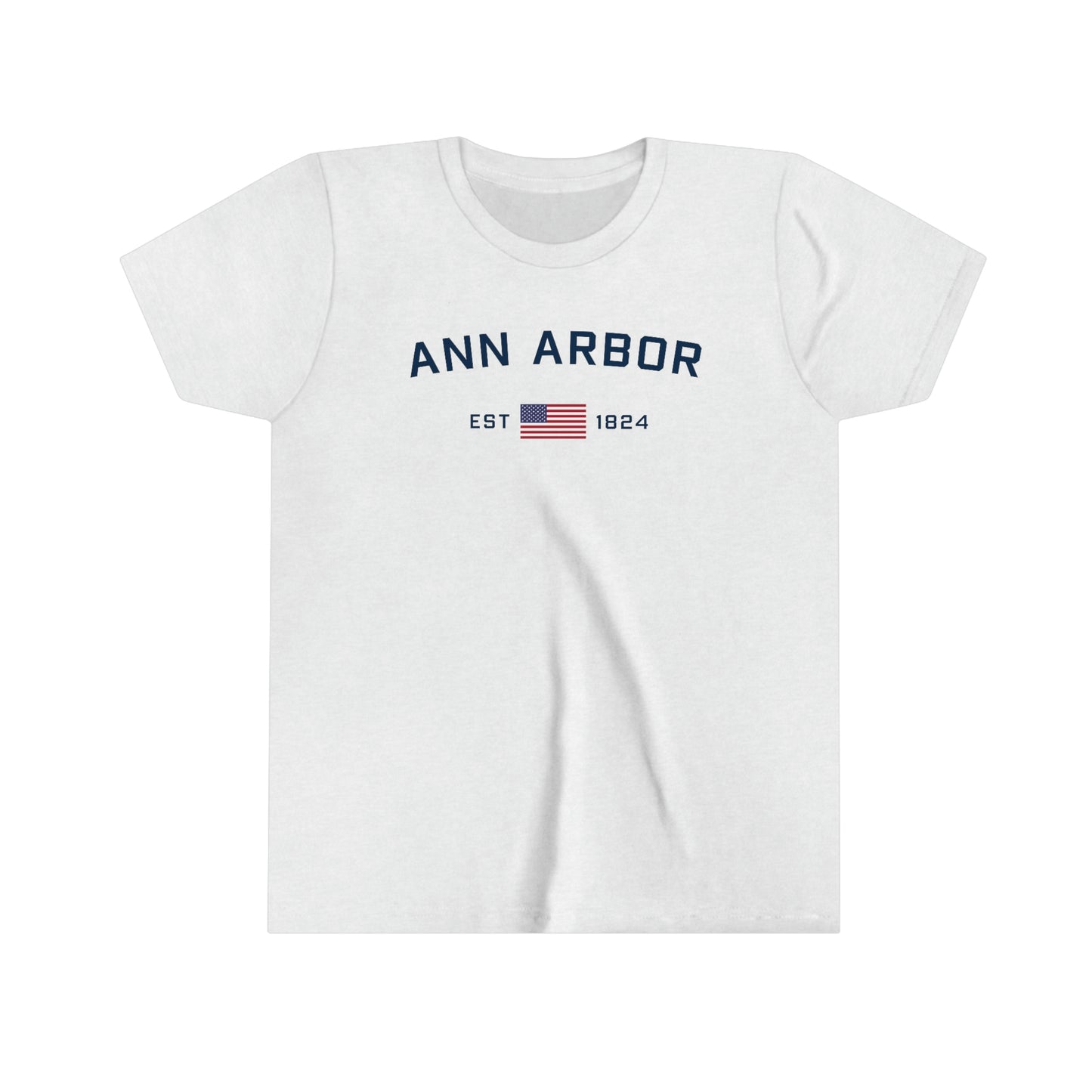 'Ann Arbor EST 1824' T-Shirt | Youth Short Sleeve