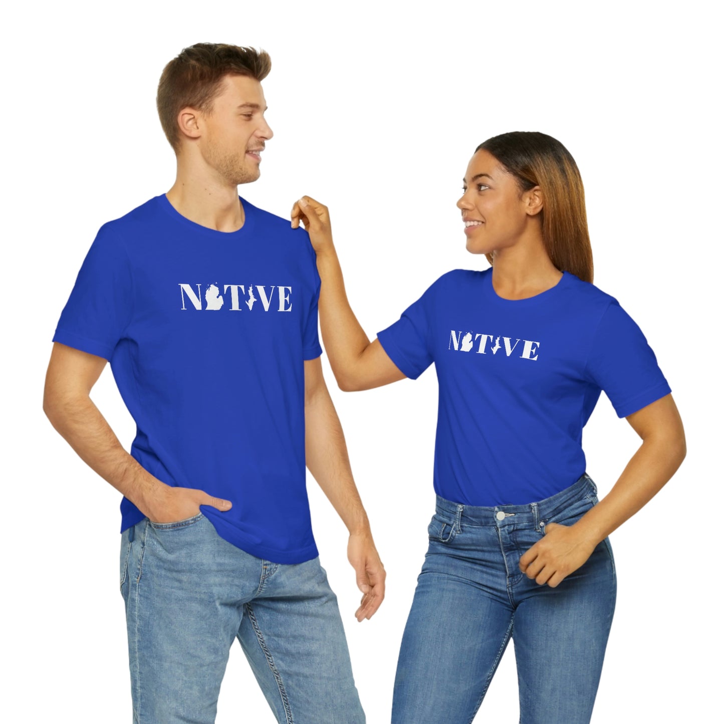 Michigan 'Native' T-Shirt (Didone Font) | Unisex Standard Fit