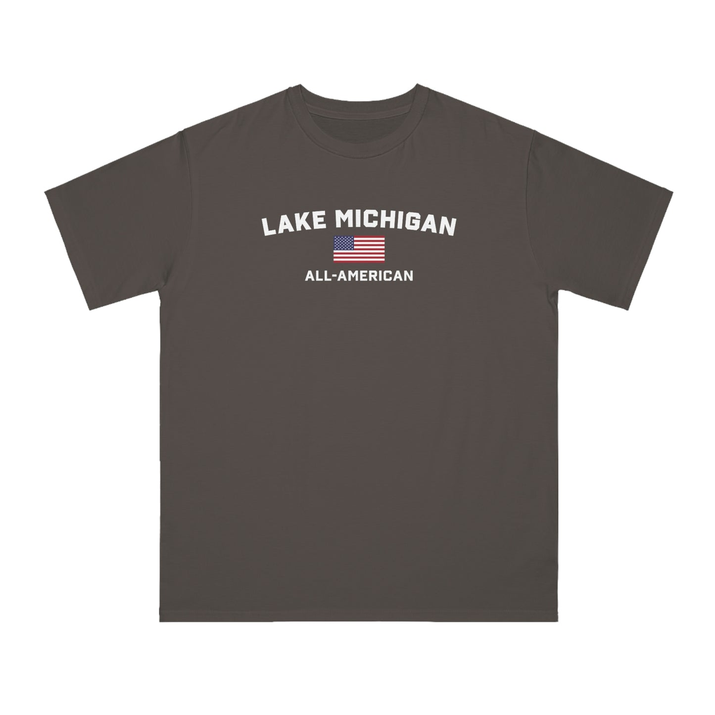 'Lake Michigan All-American' T-Shirt | Organic Unisex