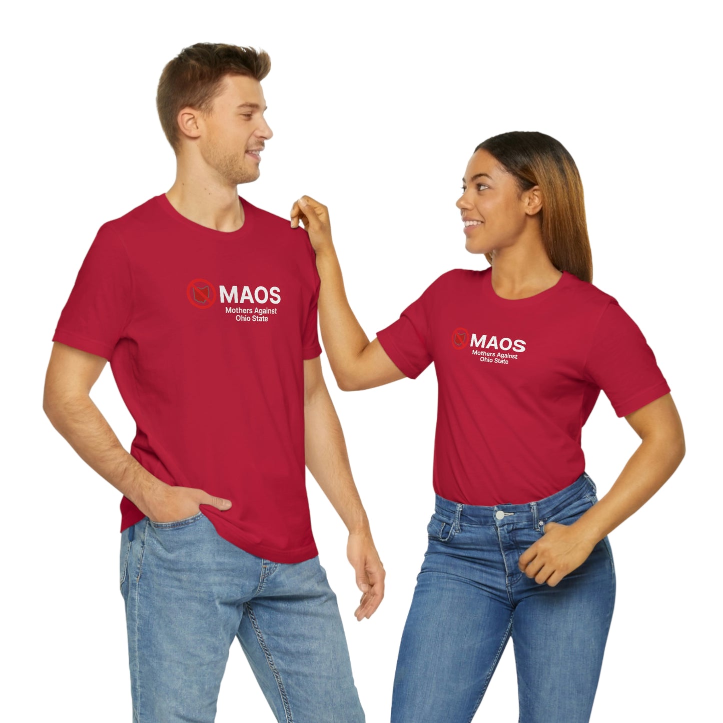 'MAOS Mothers Against Ohio State' T-Shirt | Unisex Standard Fit