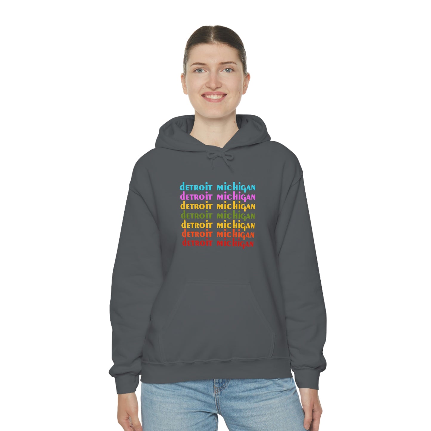 'Detroit Michigan' Hoodie (1970s Sitcom Parody) | Unisex Standard