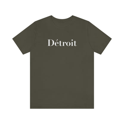 'Détroit' T-Shirt (Didot Font) | Unisex Standard Fit