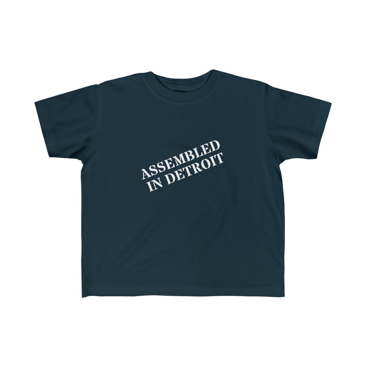 'Assembled in Detroit' T-Shirt | Toddler Short Sleeve - Circumspice Michigan