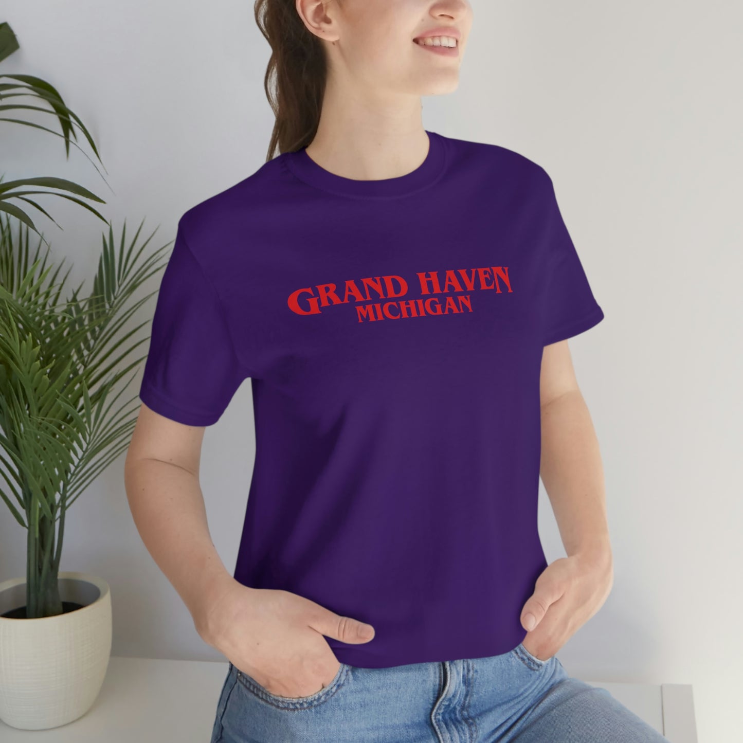 'Grand Haven Michigan' ' T-Shirt (1980s Drama Parody) | Unisex Standard Fit