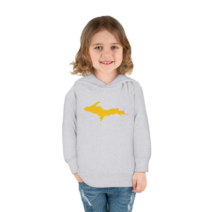 Michigan Upper Peninsula Hoodie (w/ Gold UP Outline) | Unisex Toddler