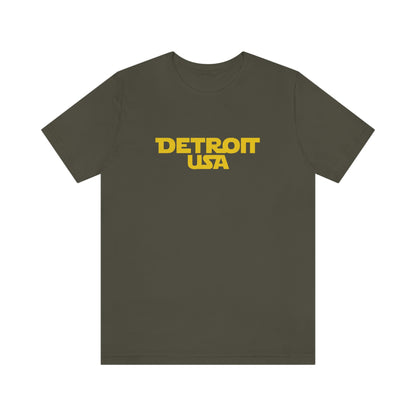 'Detroit USA' T-Shirt (1970s Epic Sci-Fi Parody) | Unisex Standard Fit