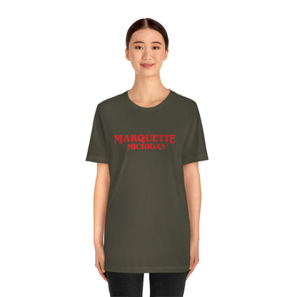 'Marquette Michigan' ' T-Shirt (1980s Drama Parody) | Unisex Standard Fit