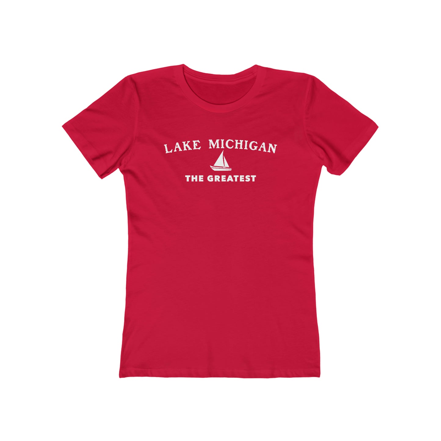 'Lake Michigan The Greatest' T-Shirt | Women's Boyfriend Cut