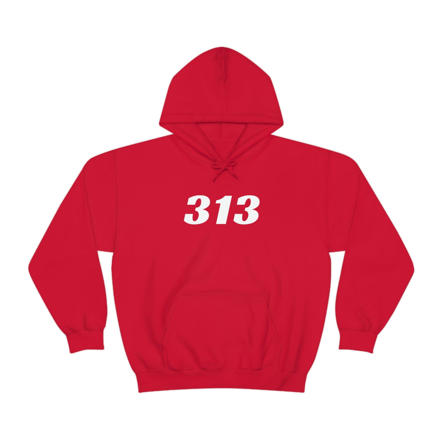 Detroit '313' Hoodie (Racing Font) | Unisex Standard