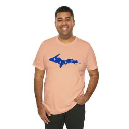 Michigan Upper Peninsula T-Shirt (w/ UP Quebec Flag Outline) | Unisex Standard Fit