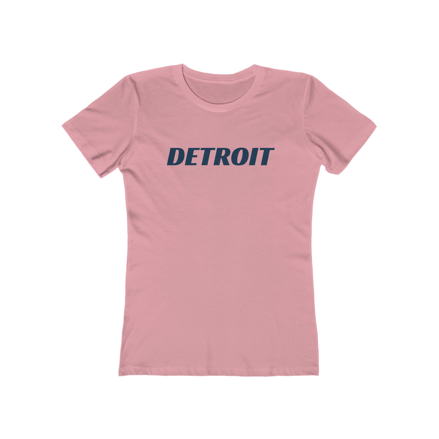 'Detroit' T-Shirt (Racing Font) | Women's Boyfriend Cut