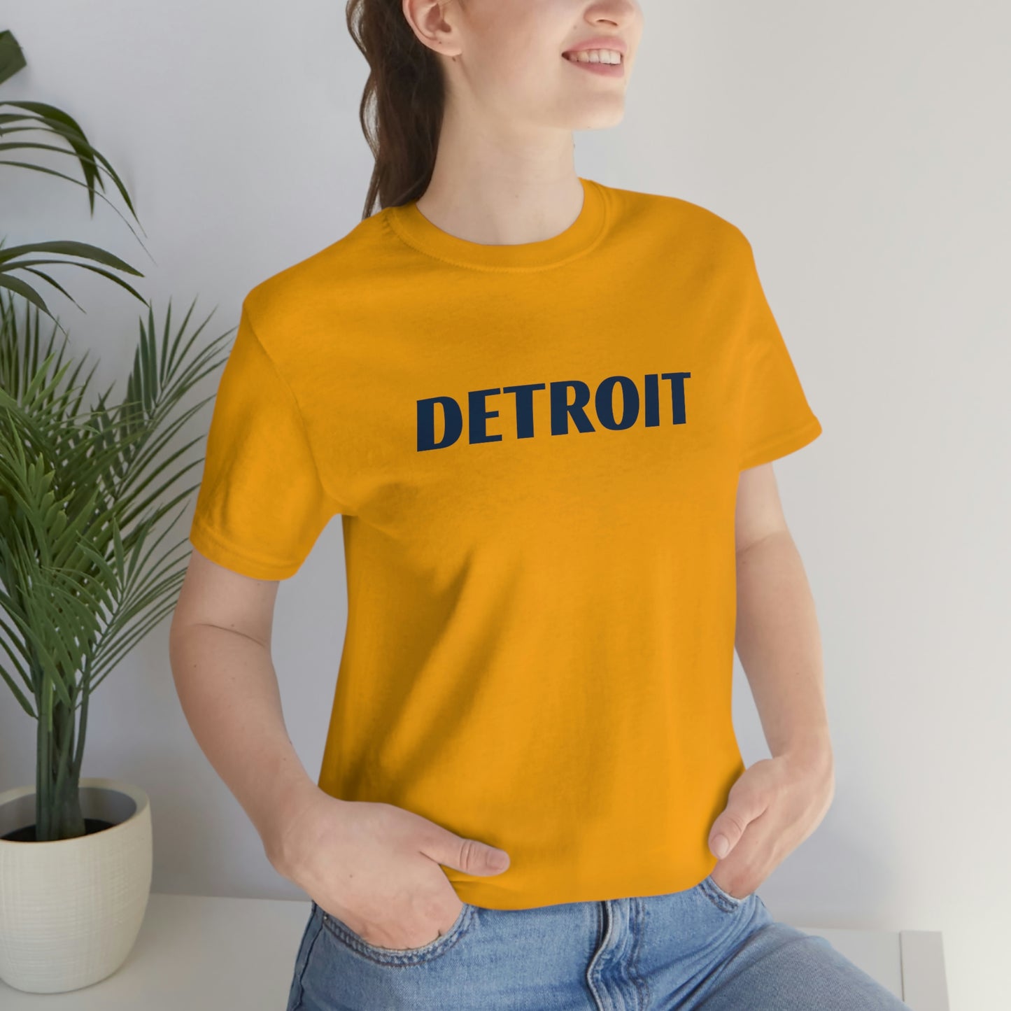 'Detroit' T-Shirt (Racing Font) | Unisex Standard Fit