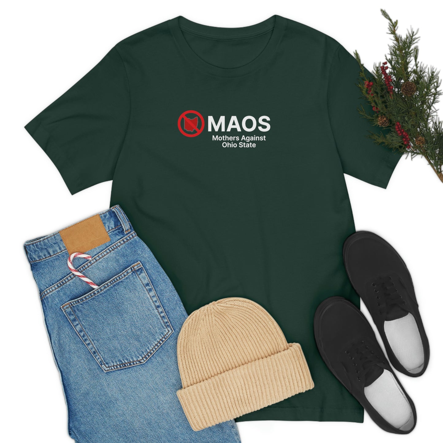 'MAOS Mothers Against Ohio State' T-Shirt | Unisex Standard Fit