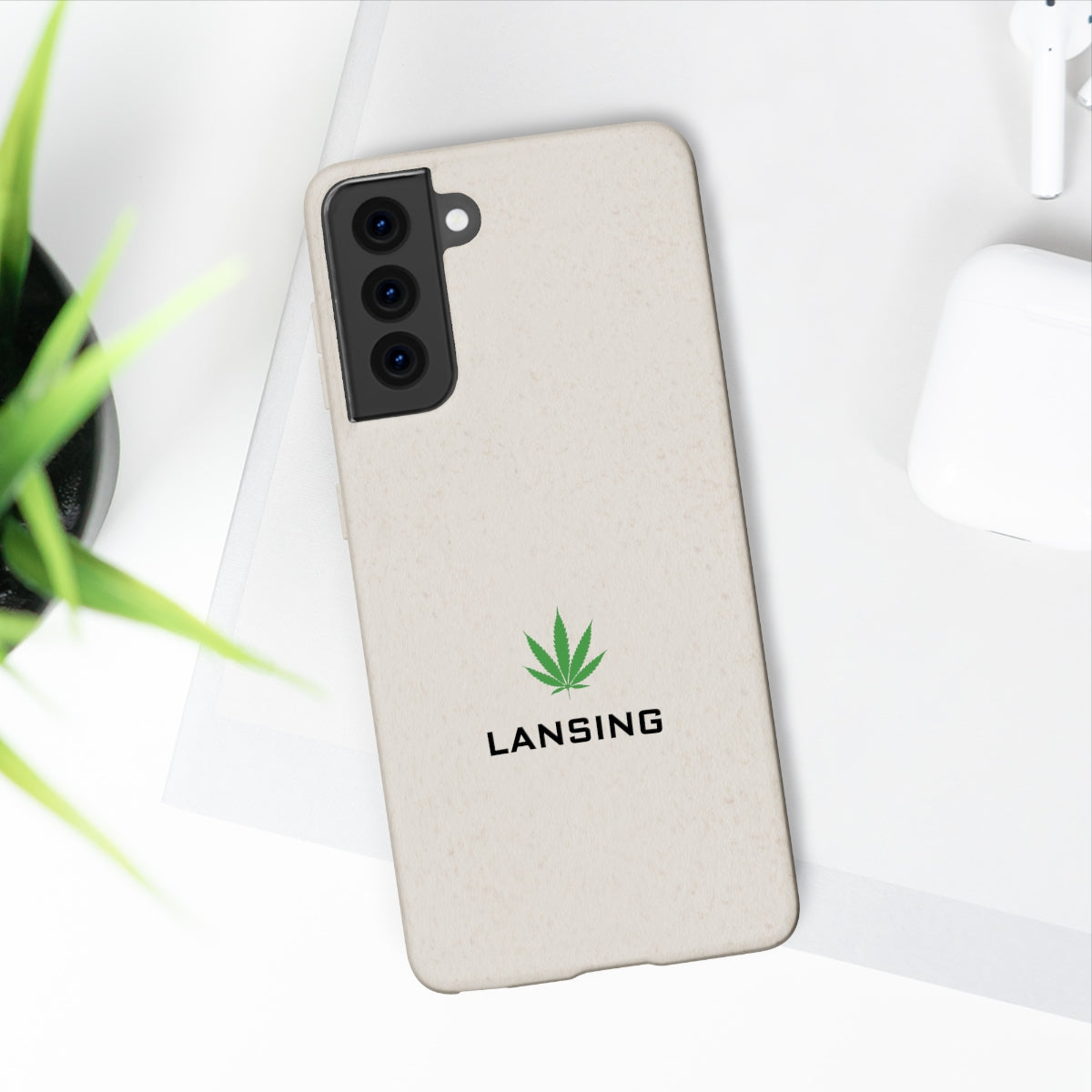 'Lansing' Phone Cases (w/ Cannabis Leaf) | Android & iPhone