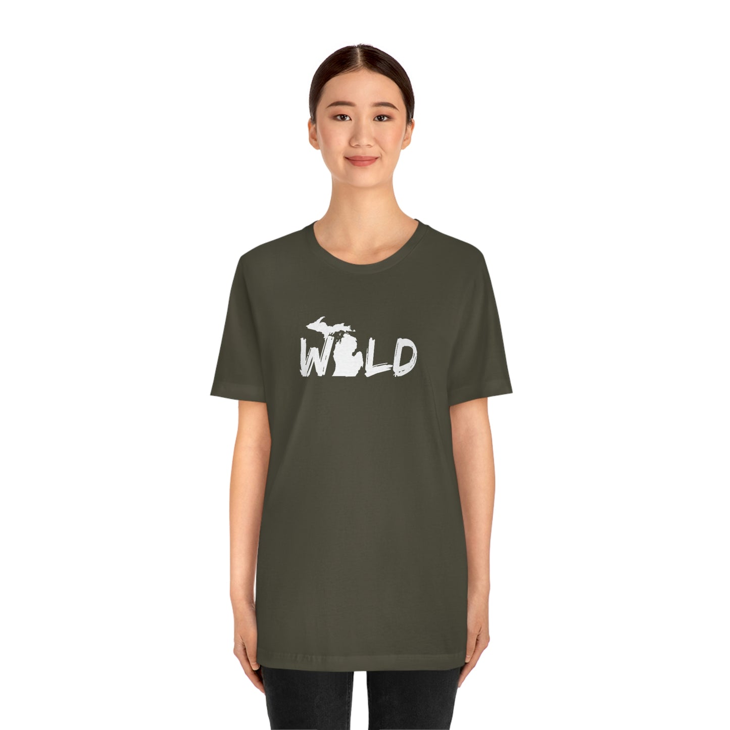 Michigan 'Wild' T-Shirt (Paintbrush Font) | Unisex Standard Fit