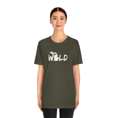 Michigan 'Wild' T-Shirt (Paintbrush Font) | Unisex Standard Fit