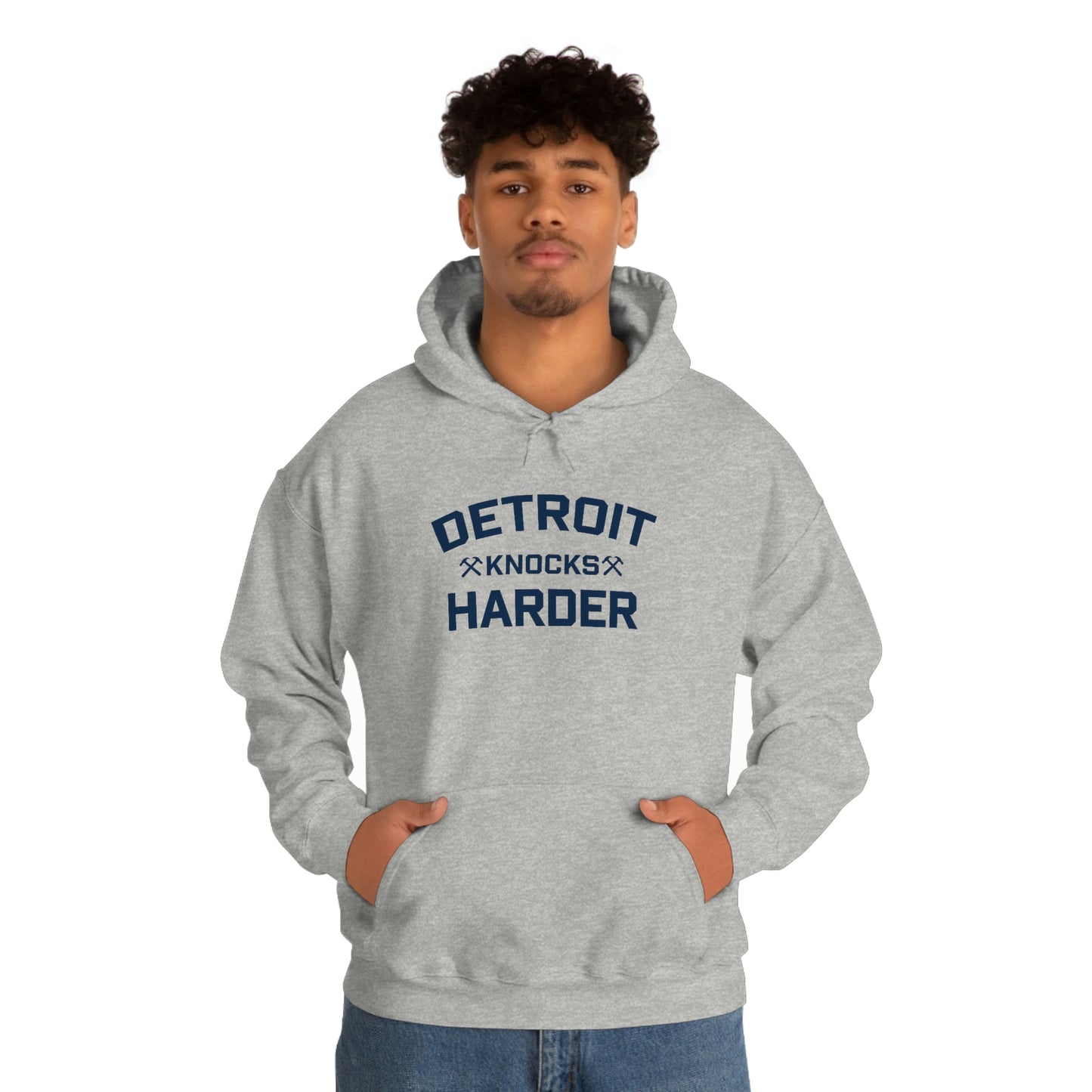 'Detroit Knocks Harder' Hoodie | Unisex Standard