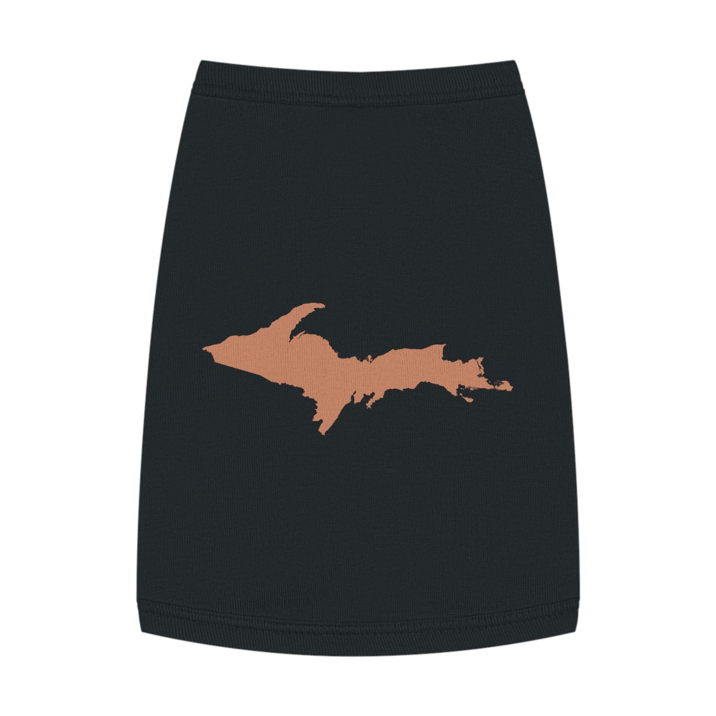 Michigan Upper Peninsula Pet Tank Top (w/ Copper UP Outline)