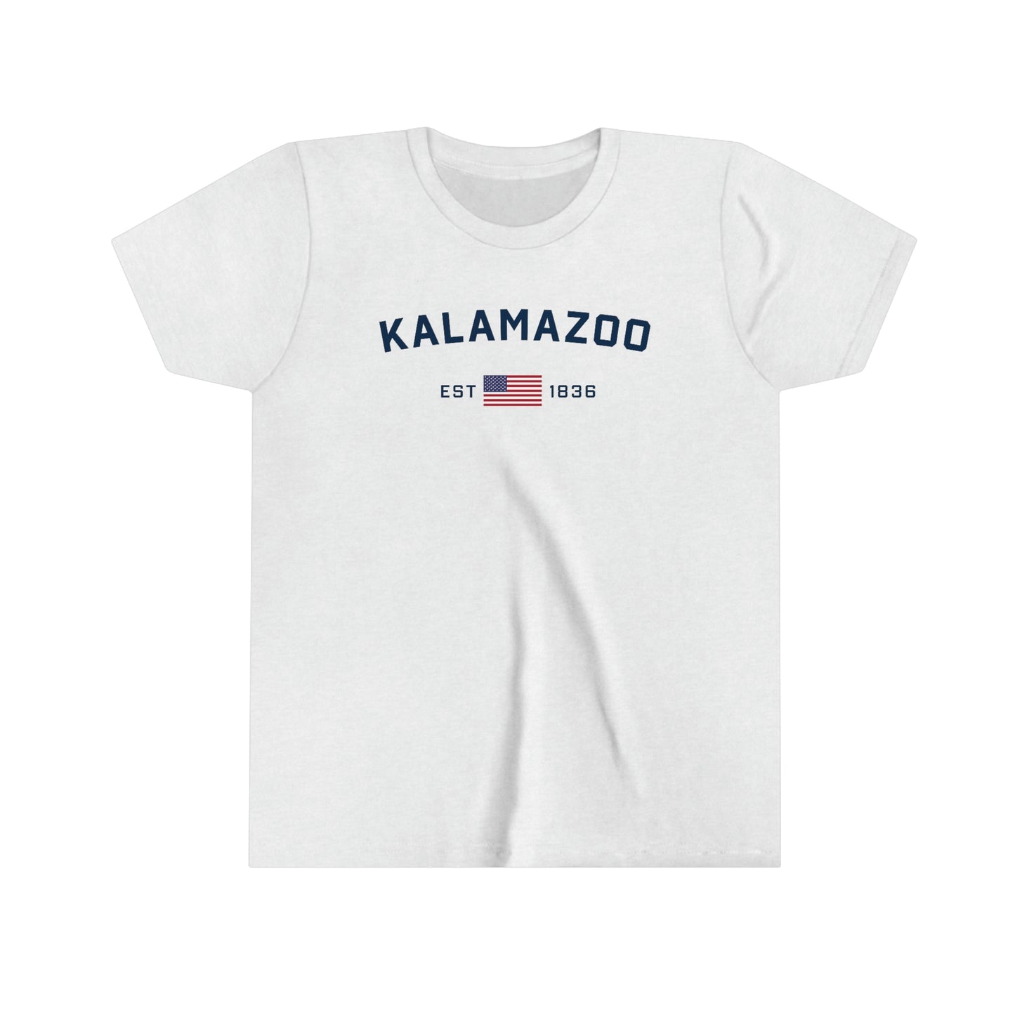 'Kalamazoo EST 1836' T-Shirt | Youth Short Sleeve