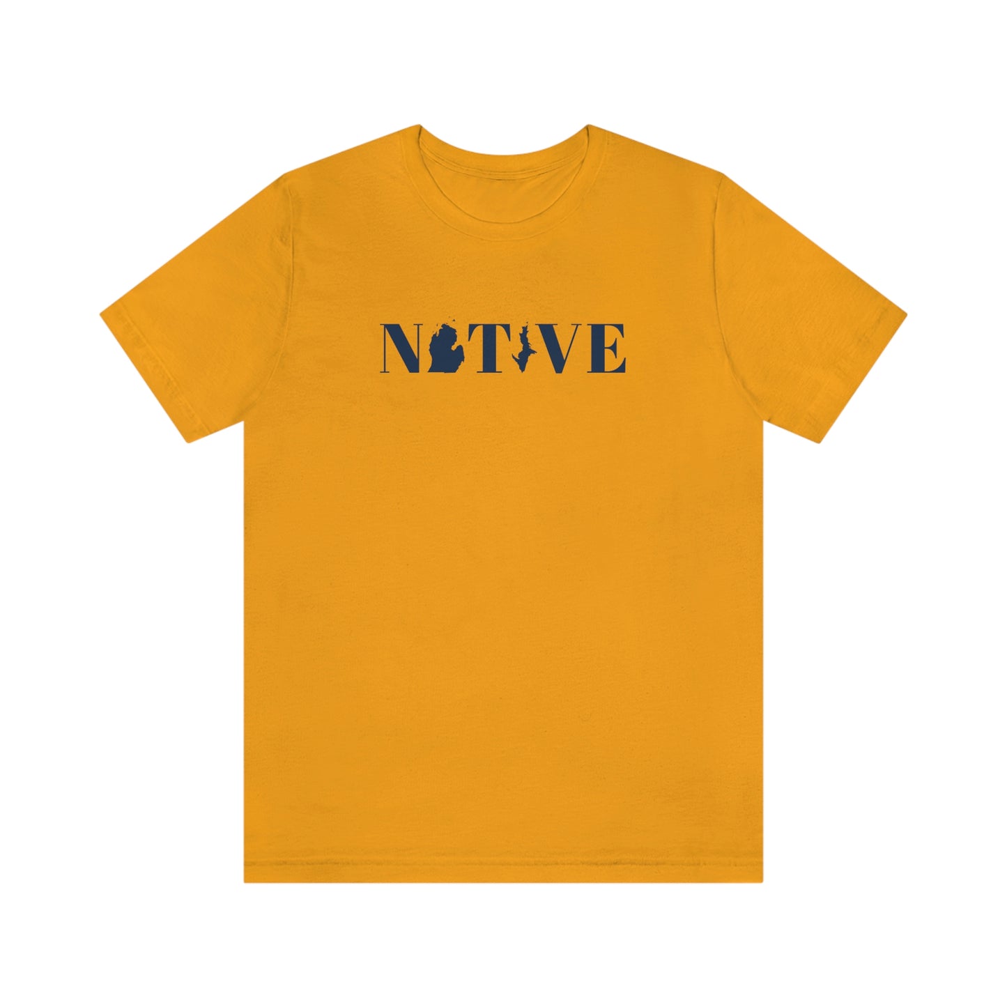 Michigan 'Native' T-Shirt (Didone Font) | Unisex Standard Fit