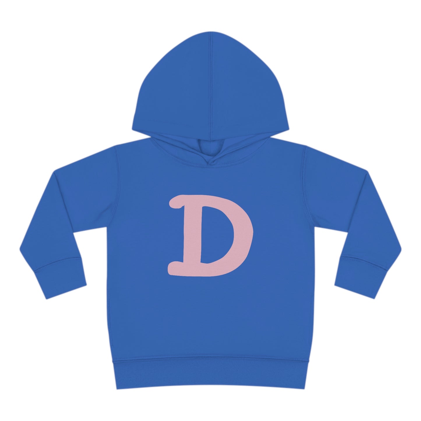 Detroit 'Old French D' Hoodie (Pink Full Body Outline) | Unisex Toddler