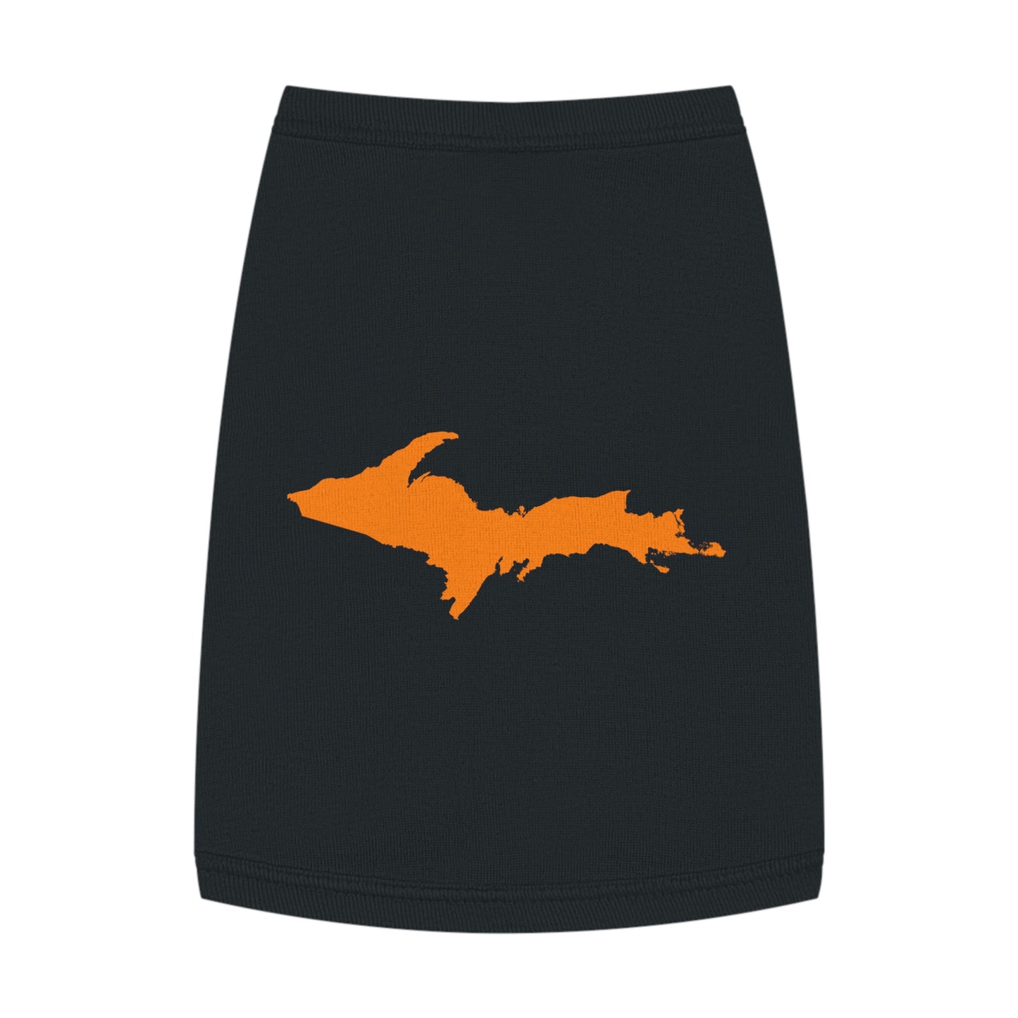 Michigan Upper Peninsula Pet Tank Top (w/ Orange UP Outline)