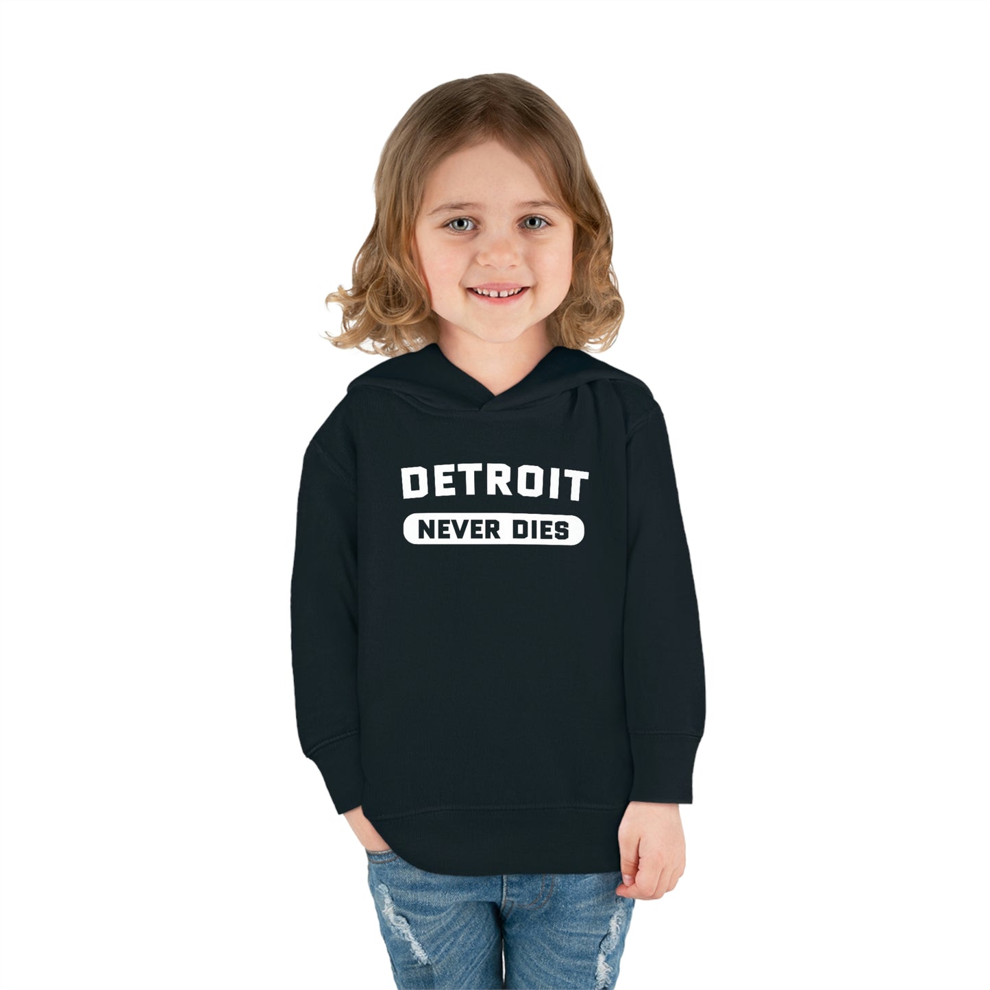 'Detroit Never Dies' Hoodie | Unisex Toddler