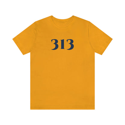 Detroit '313' T-Shirt (Roman Serif Font) | Unisex Standard Fit