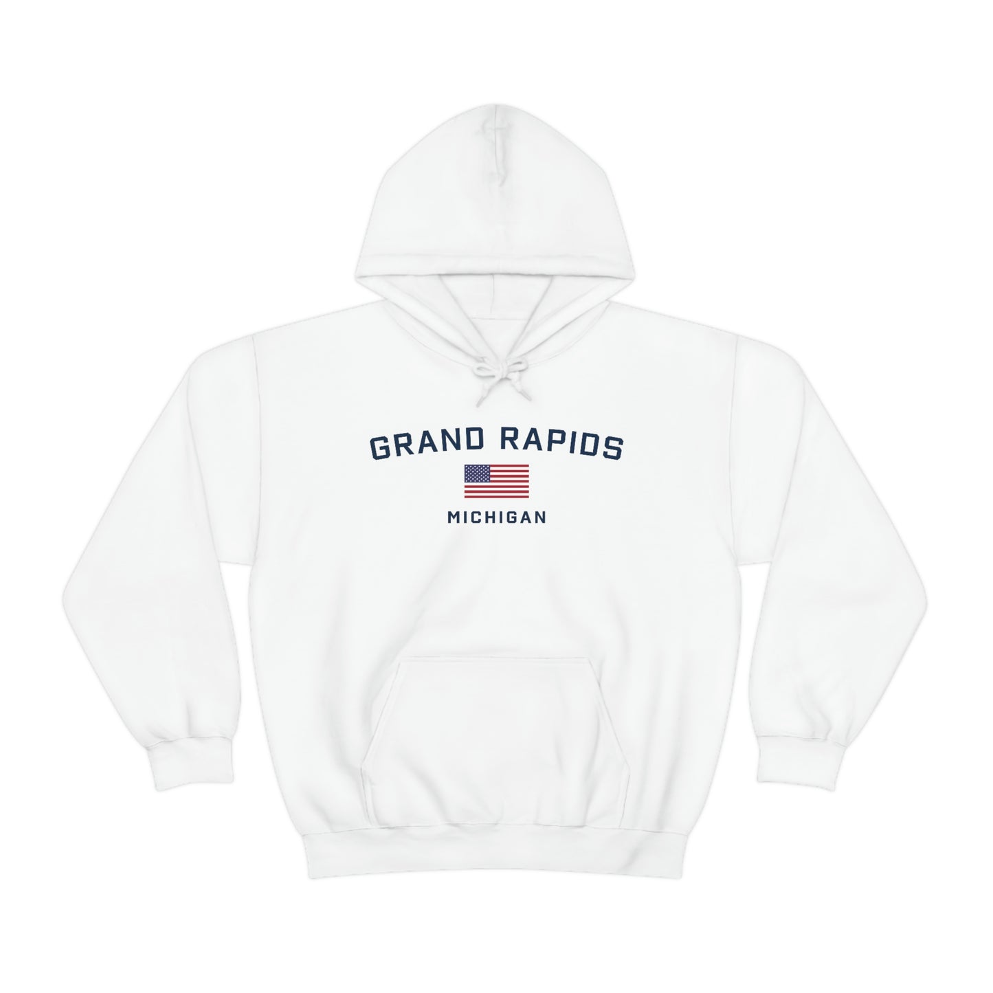 'Grand Rapids Michigan' (w/USA Flag Outline) | Unisex Standard