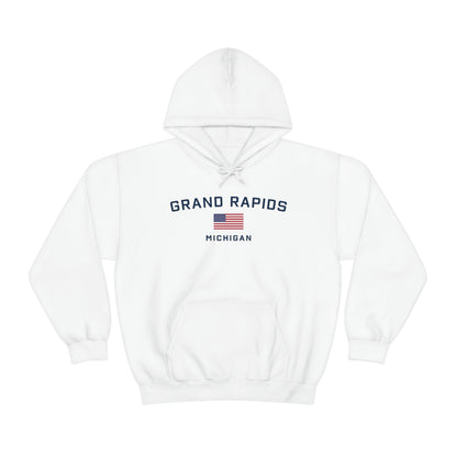 'Grand Rapids Michigan' (w/USA Flag Outline) | Unisex Standard