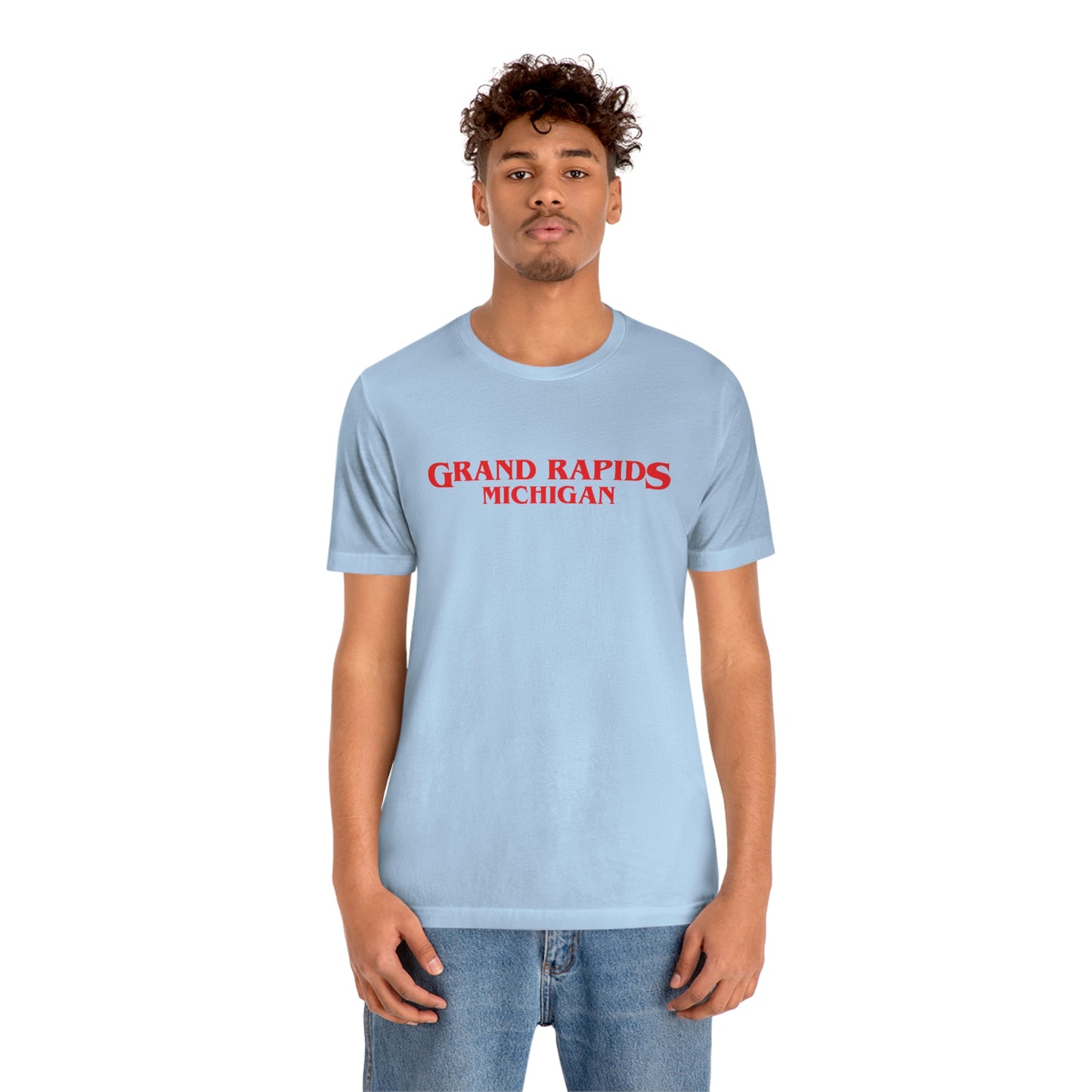 'Grand Rapids Michigan' ' T-Shirt (1980s Drama Parody) | Unisex Standard Fit