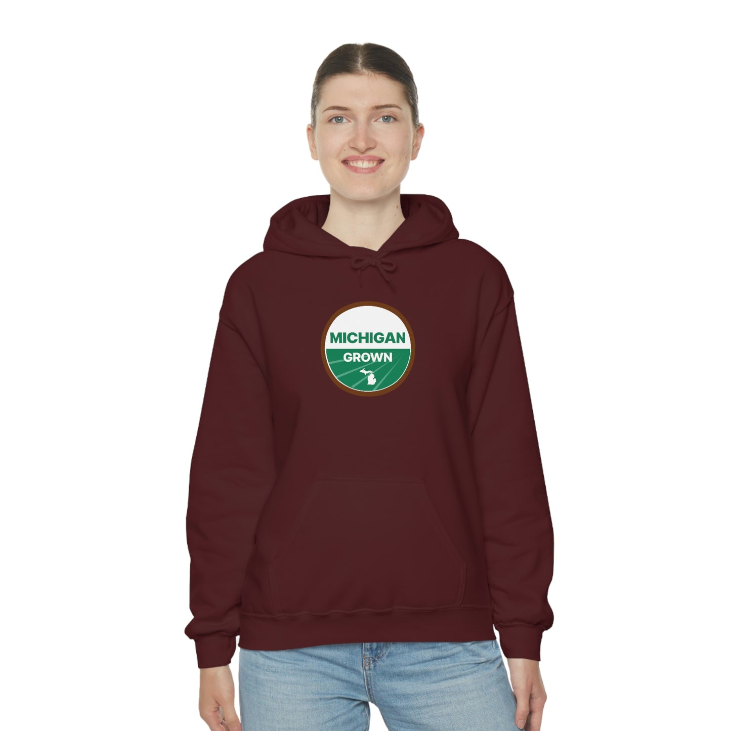 'Michigan Grown' Hoodie (Agricultural Certification Parody) | Unisex Standard