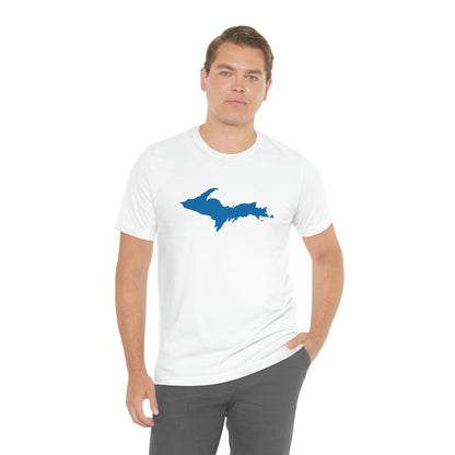 Michigan Upper Peninsula T-Shirt (w/ Azure UP Outline) | Unisex Standard Fit