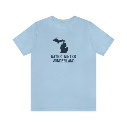 Michigan 'Water Winter Wonderland' T-Shirt | Unisex Standard Fit