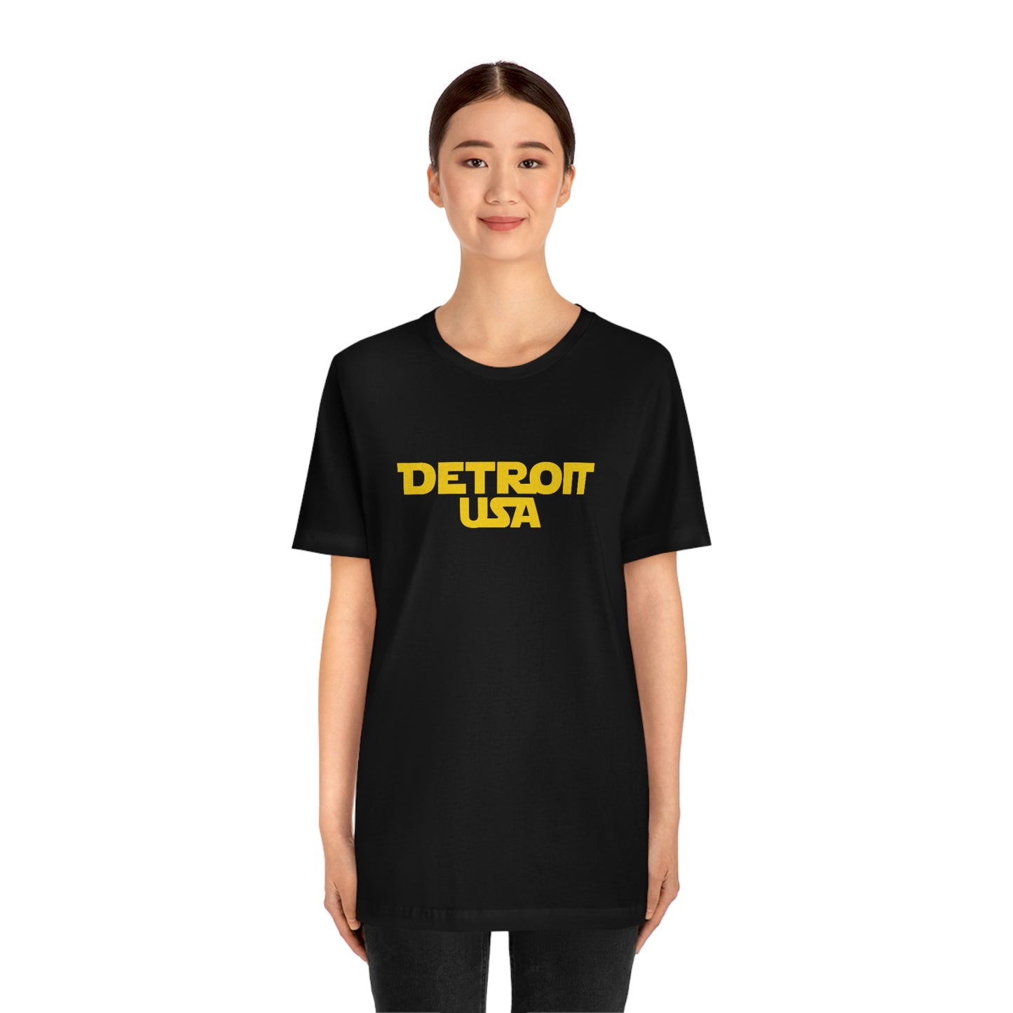 'Detroit USA' T-Shirt (1970s Epic Sci-Fi Parody) | Unisex Standard Fit