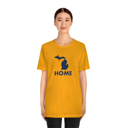 Michigan 'Home' T-Shirt (Geometric Sans Font) | Unisex Standard Fit