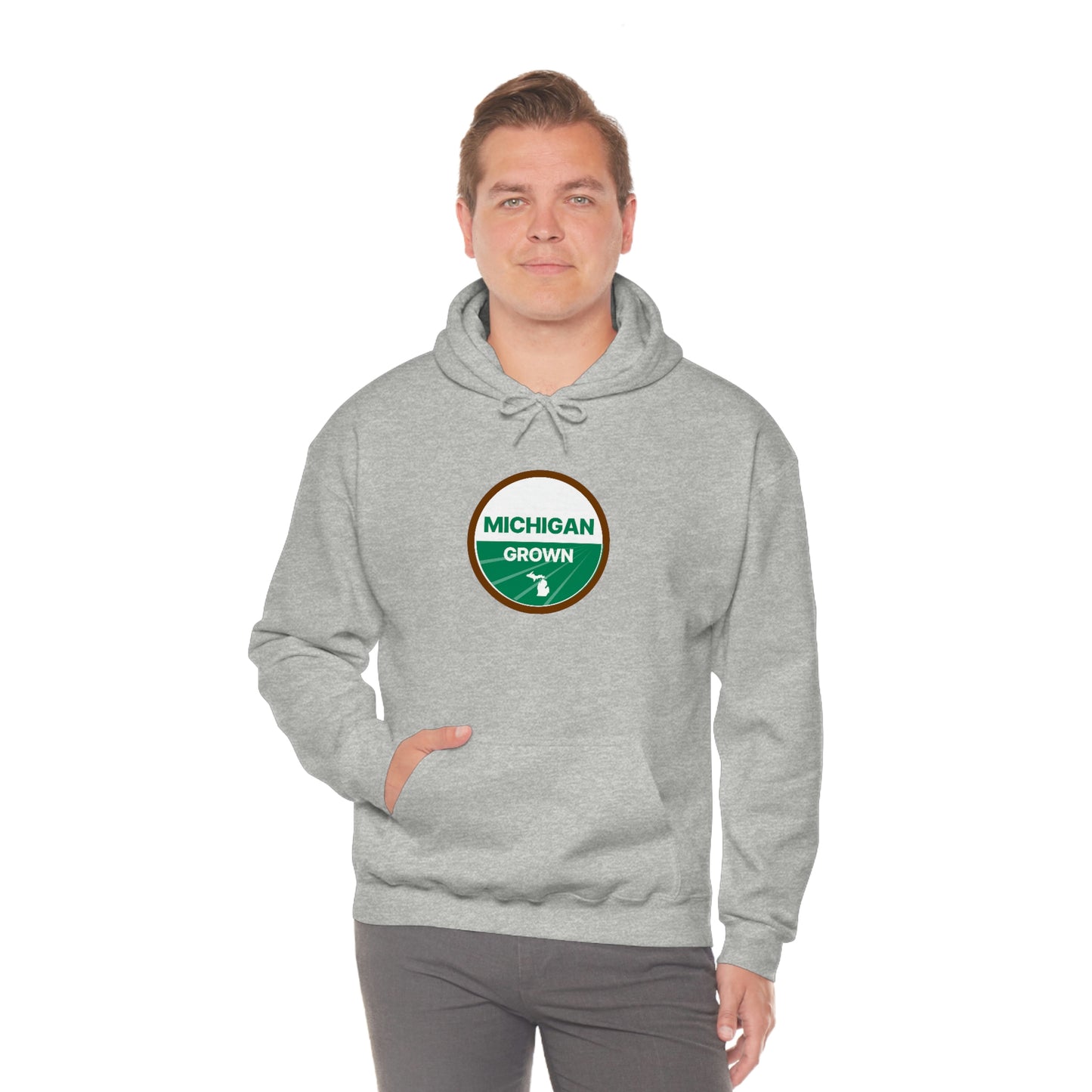 'Michigan Grown' Hoodie (Agricultural Certification Parody) | Unisex Standard