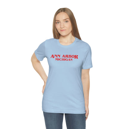 'Ann Arbor Michigan' ' T-Shirt (1980s Drama Parody) | Unisex Standard Fit