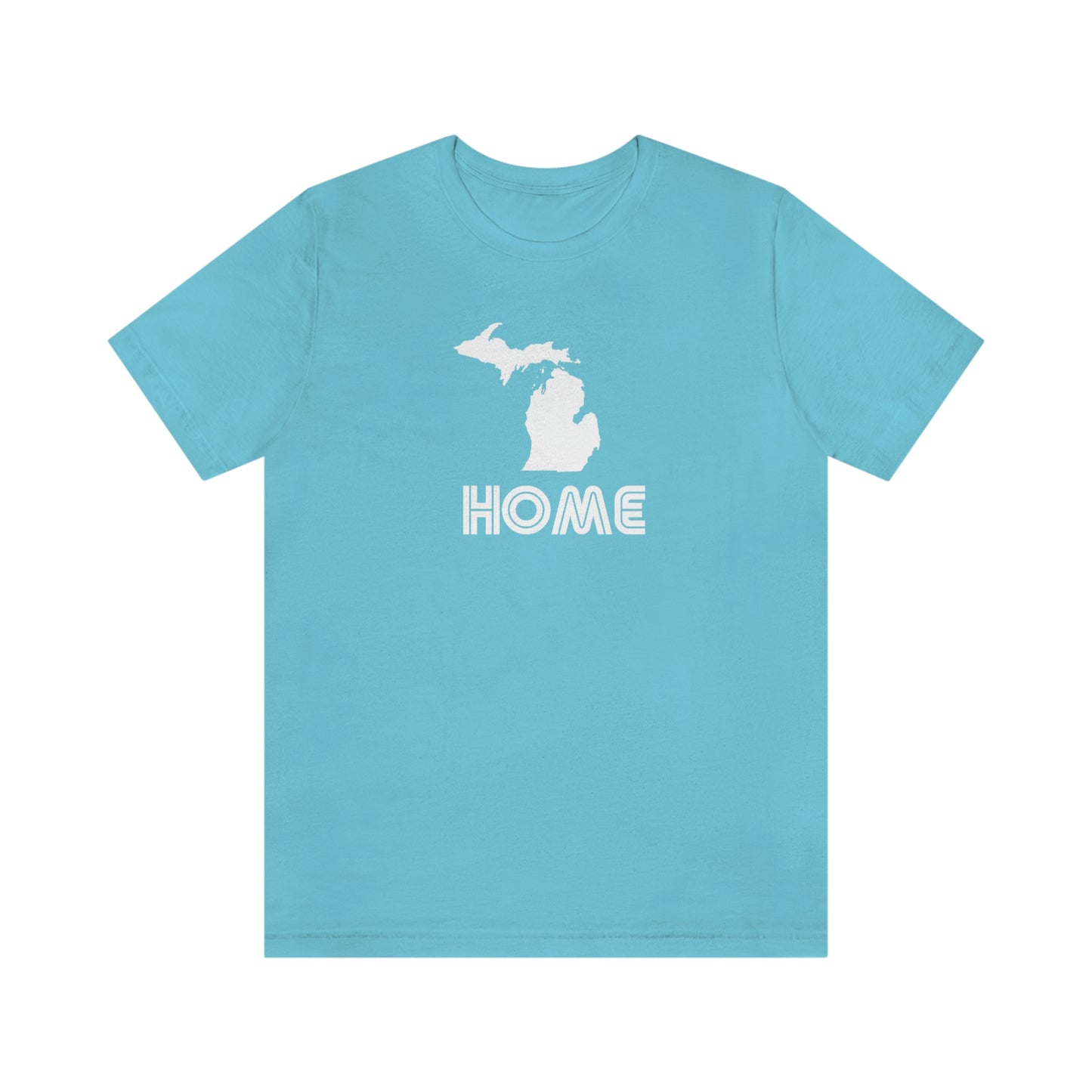 Michigan 'Home' T-Shirt (1970s Audiophile Font) | Unisex Standard Fit