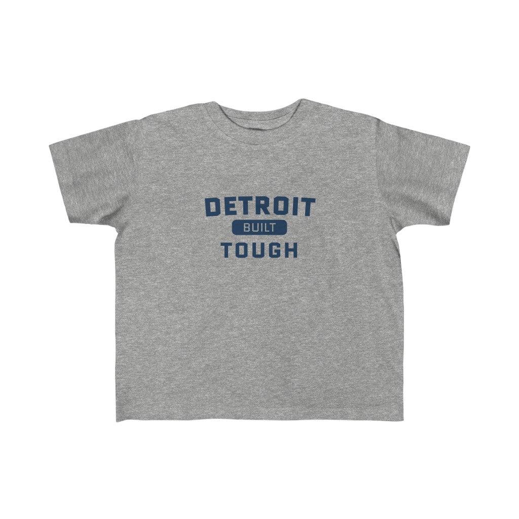 'Built Detroit Tough' T-Shirt | Toddler Short Sleeve - Circumspice Michigan