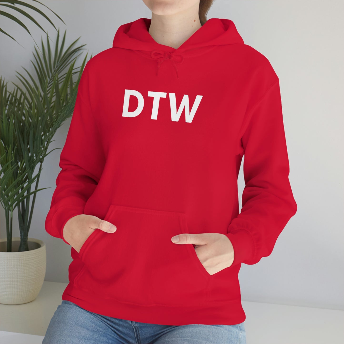 Detroit 'DTW' Hoodie | Unisex Standard