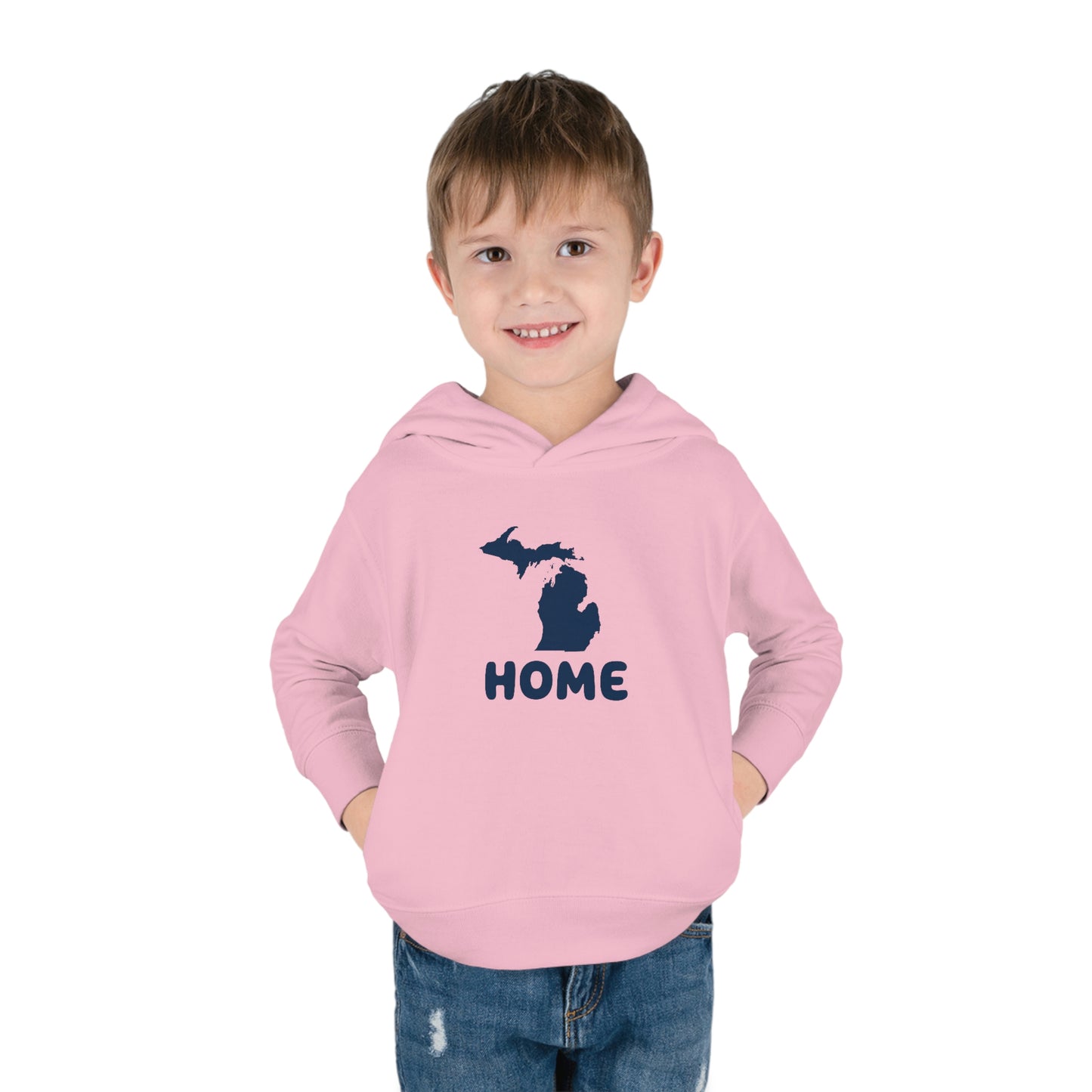 Michigan 'Home' Hoodie (Rounded Children's Font) | Unisex Toddler