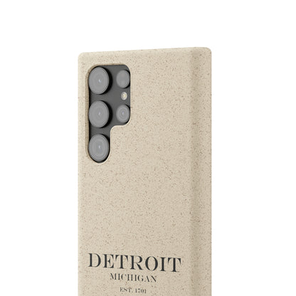 'Detroit Est. 1701' Phone Cases (Black Color) | Android & iPhone