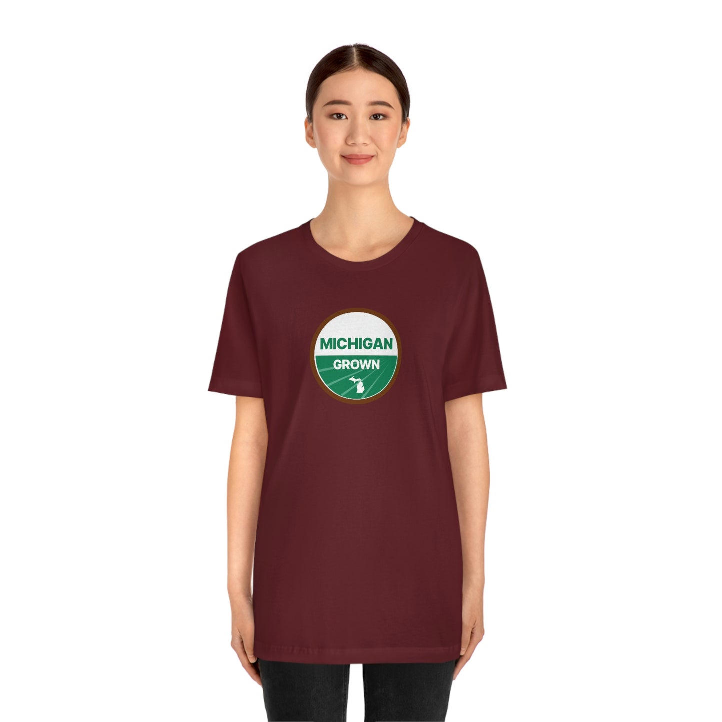 'Michigan Grown' T-Shirt (Agricultural Certification Parody) | Unisex Standard Fit