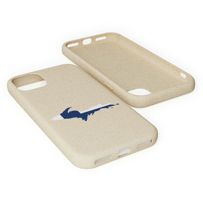 Michigan Upper Peninsula Biodegradable Phone Cases (w/ UP Finland Flag Outline) | Apple iPhone