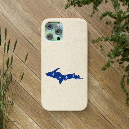 Michigan Upper Peninsula Biodegradable Phone Cases (w/ UP Quebec Flag Outline) | Apple iPhone