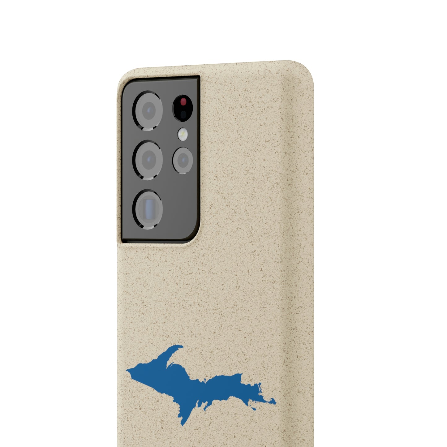 Michigan Upper Peninsula Biodegradable Phone Cases (w/ Azure UP Outline) | Samsung Android