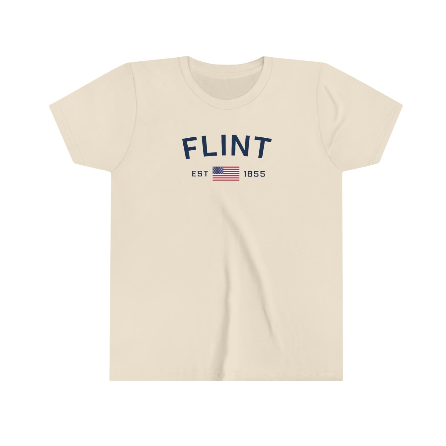 'Flint EST 1855' T-Shirt | Youth Short Sleeve