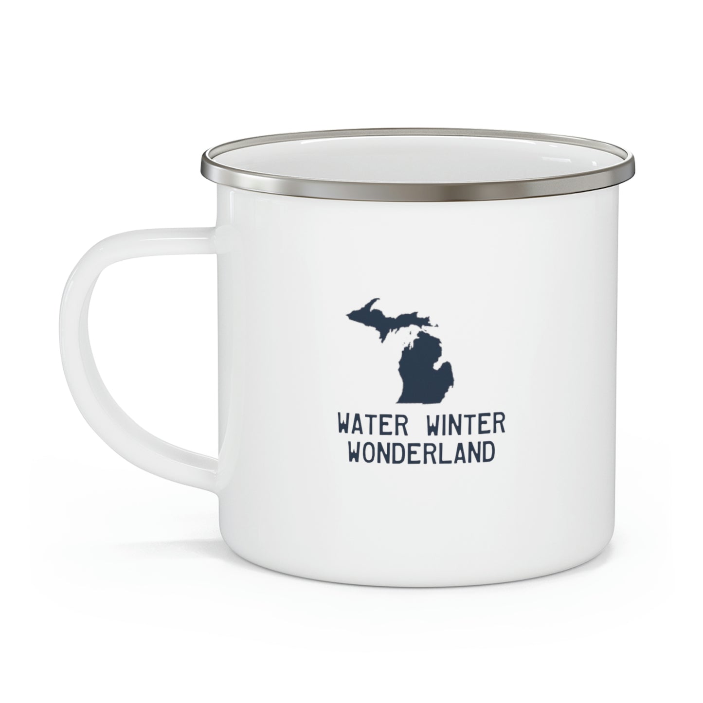 Michigan 'Water Winter Wonderland' Camping Mug